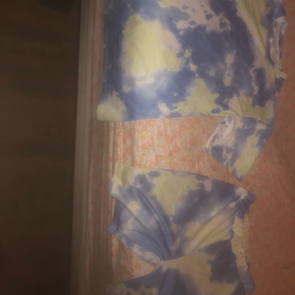 Two piece outfit tye dye